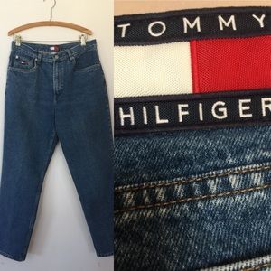 Tommy Hilfiger mom jeans size 14 32 waist 90 retro